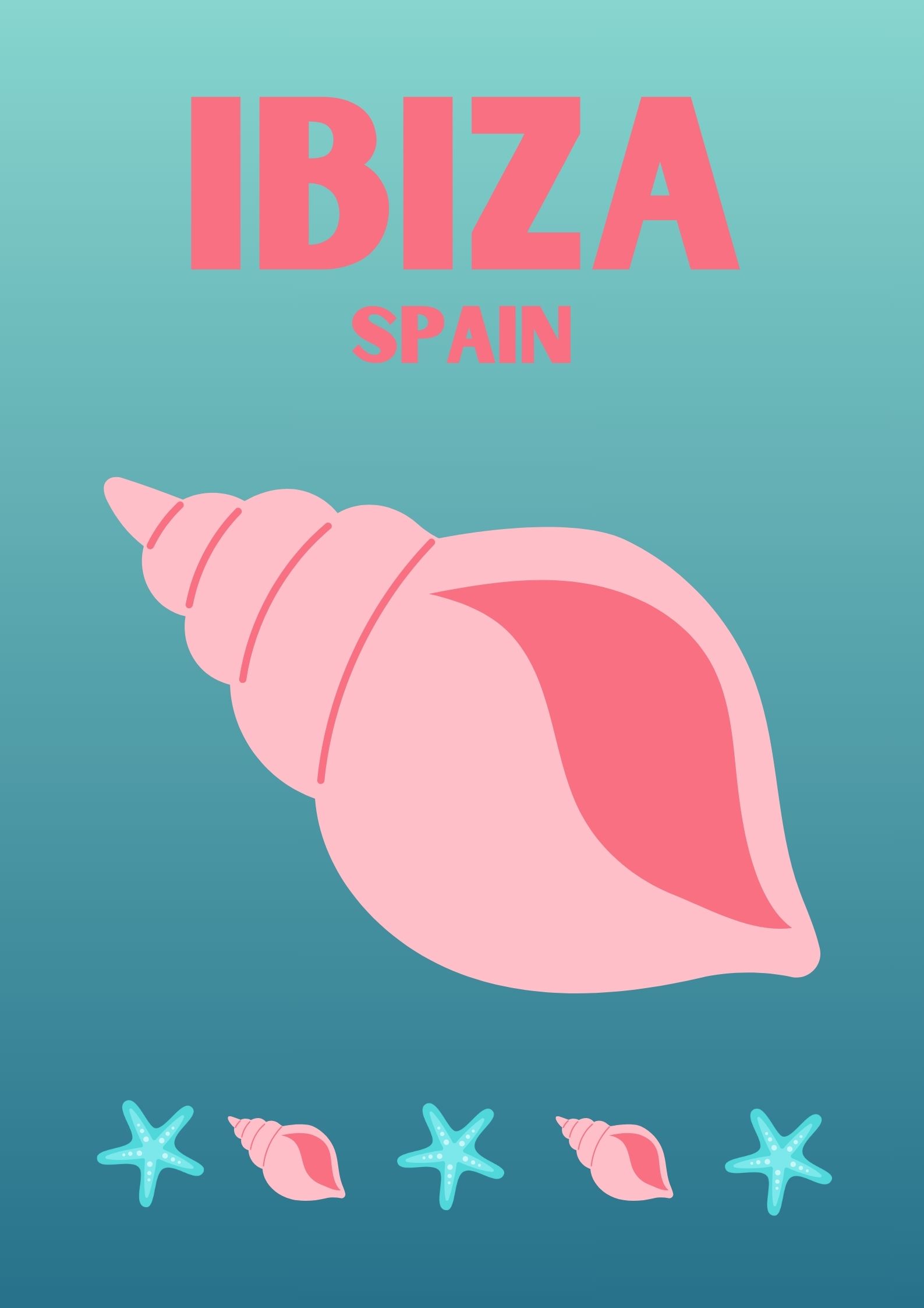 Plakat IBIZA - obrazek 2