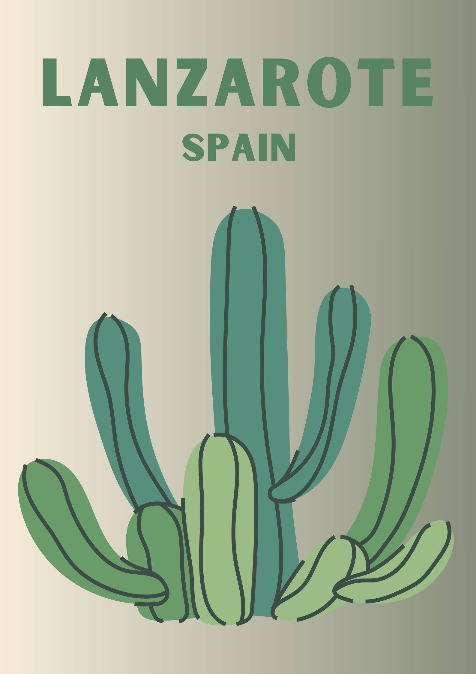 Plakat LANZAROTE - obrazek 2